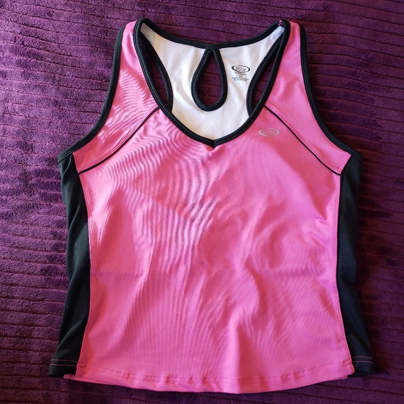 Fox athletic pink workout tank size large fitted - Picture 2 of 5